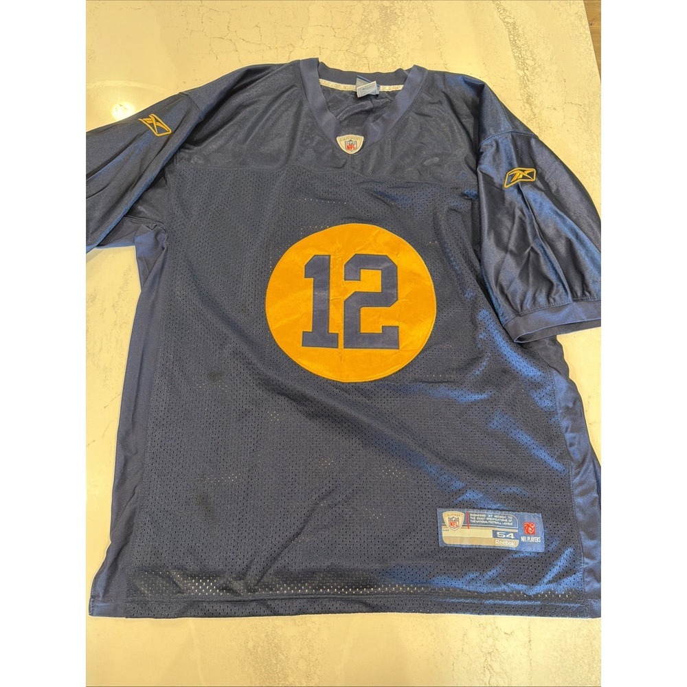 Green Bay Packers Reebok #12 Aaron Rodgers Throwback Authentic Jersey XXLarge/54